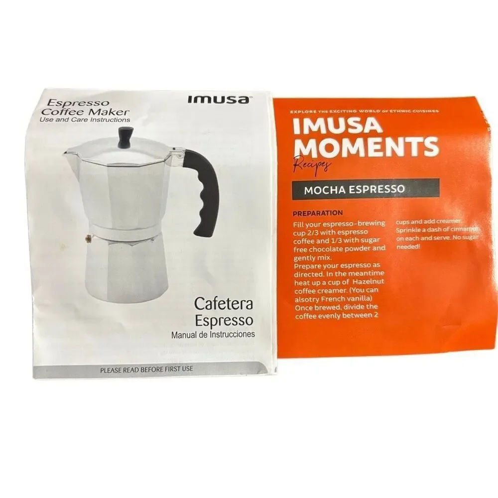 Imusa Aluminum 3 Cup Espresso Maker
